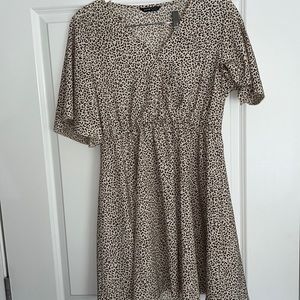 Cheetah print dress